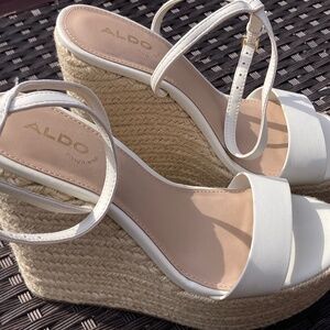 Platform Heels, White Heels
